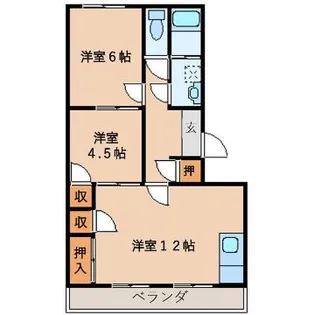マイハウス6号【3階】の間取り