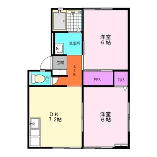 ウインディアB棟【1階】の間取り