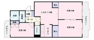 第2セピアコート石井【1階】の間取り