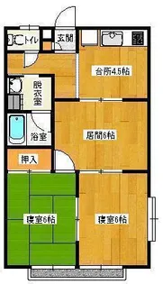 ロイヤルヒルズ【1階】の間取り