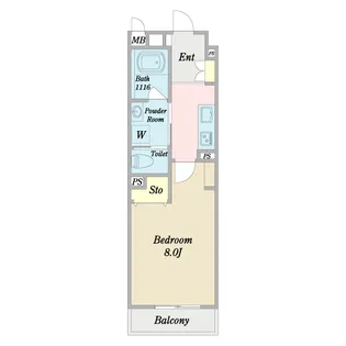 マリーズハウス【2階】の間取り