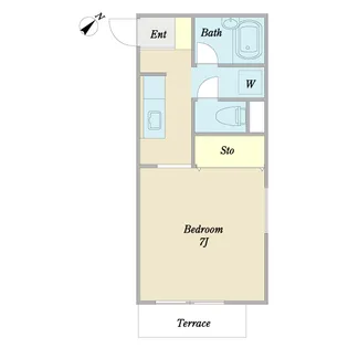 パンタシア【1階】の間取り