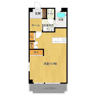 グランドゥール・フレア【1階】の間取り