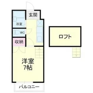 ビバリーハウス早出【2階】の間取り