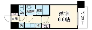 プレサンス名古屋STATIONフレア【2階】の間取り