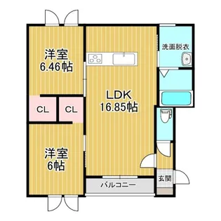 PETA FRAIF【2階】の間取り