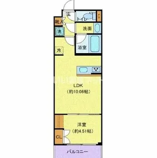 オープンブルーム渋谷本町【2階】の間取り