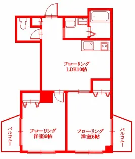 ローゼンハイム【4階】の間取り