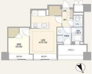 グランスイート麻布台ヒルトップタワー【11階】の間取り