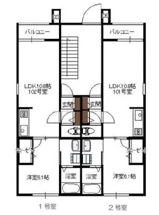 アイM’s長町【1階】の間取り