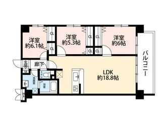 ホビアル・フェンテ【4階】の間取り