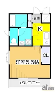 東京都小金井市緑町2【マンション】の間取り