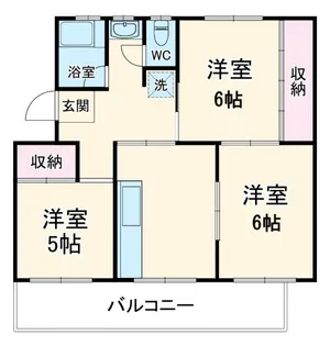 小金原団地【5階】の間取り