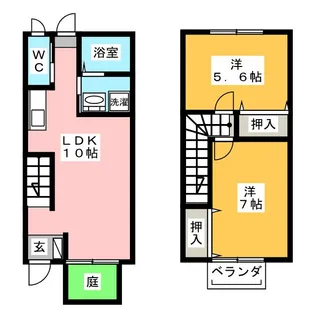 岐阜県岐阜市柳津町梅松4【一戸建】の間取り