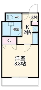 アルモニー別所【4階】の間取り