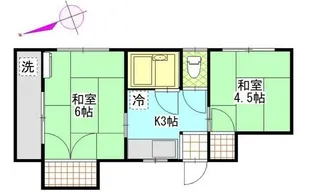 MSコーポラス【2階】の間取り