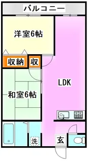 江藤アパート【3階】の間取り