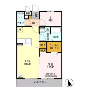 アルクス【3階】の間取り