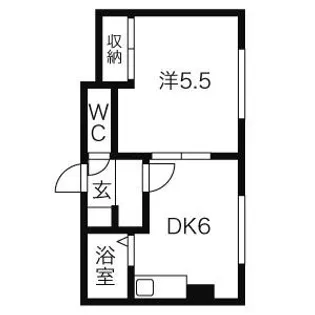 イーハトーブ啓明【5階】の間取り