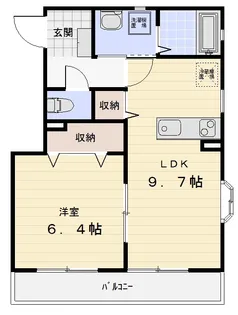 メゾン・ド・岸田【2階】の間取り