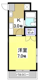 メゾンTERADA【2階】の間取り