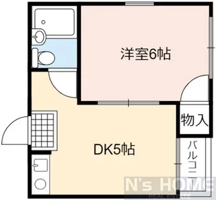 ヤサカパートII【4階】の間取り