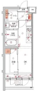 ハーモニーレジデンス中野本町パークサイド【2階】の間取り