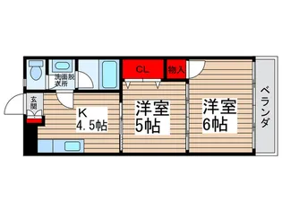 メゾン富士の間取り