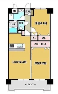 プログレス【4階】の間取り