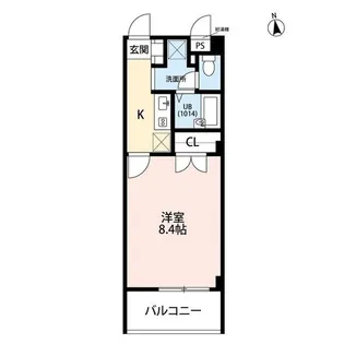 アンプルールフェールYoshida【2階】の間取り