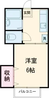 コーポヒルサイド【2階】の間取り