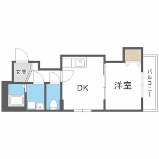 ビジュ元町【5階】の間取り
