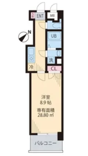 シモンズ中野【3階】の間取り