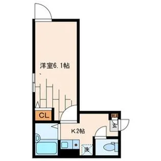 ラル蒲田【1階】の間取り