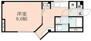 鳥井ハイツ【1階】の間取り