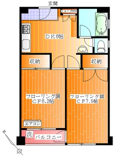 東京都豊島区南大塚1【マンション】の間取り