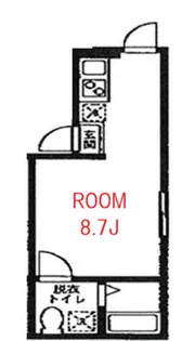 神奈川県横浜市中区根岸町3【アパート】の間取り