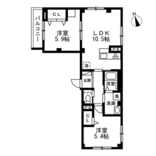 (仮称)板橋区板橋1丁目新築【2階】の間取り