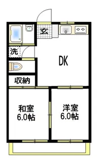 針ビル【3階】の間取り