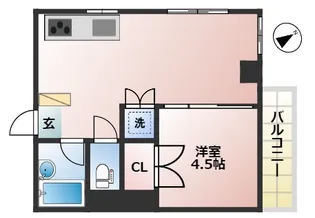 メゾン三晴【2階】の間取り