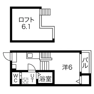 ウエストゼロ【2階】の間取り