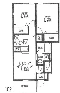 神奈川県逗子市久木1【アパート】の間取り