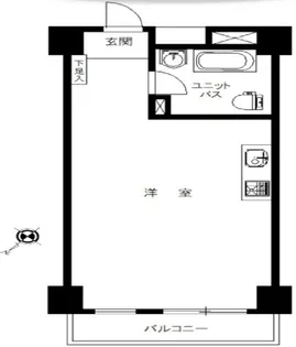 東京都中央区築地2【マンション】の間取り