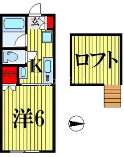 ステージ・パインヒルII【1階】の間取り