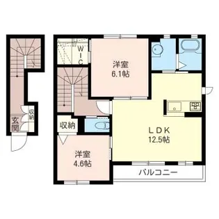 ソレーユメゾン A棟【2階】の間取り