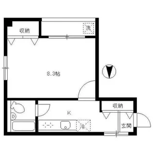 ソレイユ清水【3階】の間取り