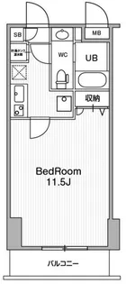 アーバンフラッツ池袋プレミアム【13階】の間取り