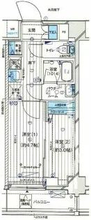 GENOVIA小村井【10階】の間取り