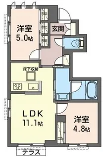 セレスト自由が丘【1階】の間取り