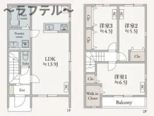 デュレメゾンの間取り
